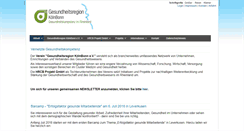 Desktop Screenshot of health-region.de